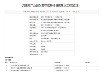 龙王庙产业园配套市政基础设施建设工程(监理)